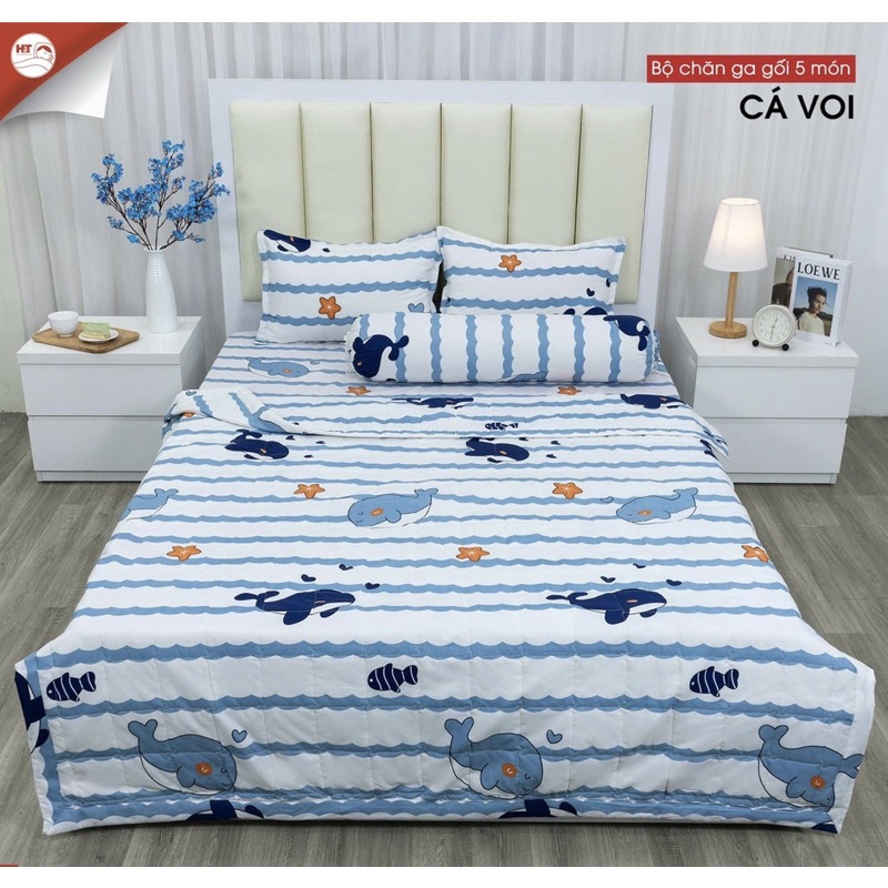 Ga Trải Giường🔥m6/m8🔥Bộ Ga Và 2 Vỏ Gối Cotton Poly Cao Cấp Hàng Xưởng Sản Xuất( được chọn mẫu)