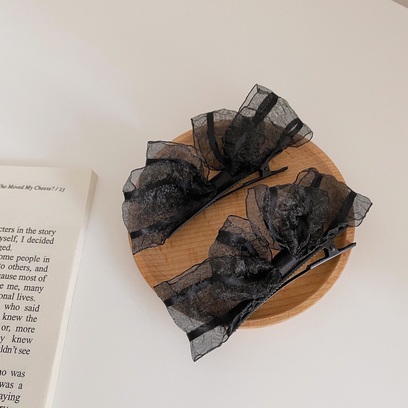 Cặp kẹp tóc hình nơ xinh xắn dễ thương cho bé gái