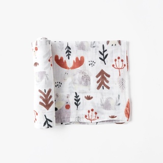 Phụ kiện khăn đa năng cho bé CHIPPIANDCO - Chất llệu Bamboo Cotton mềm mại - Kích thước 120x120cm
