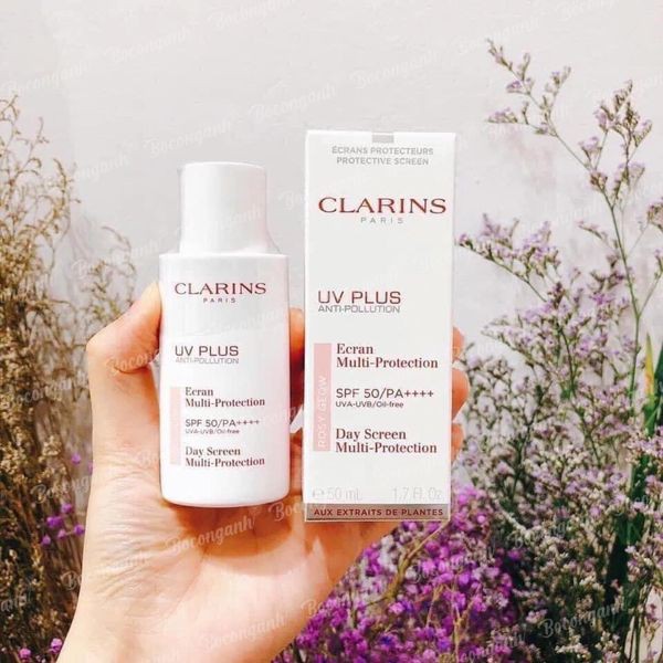 #ROSY GLOW - KEM CHỐNG NẮNG CLARINS UV PLUS ANTI-POLLUTION 50ML