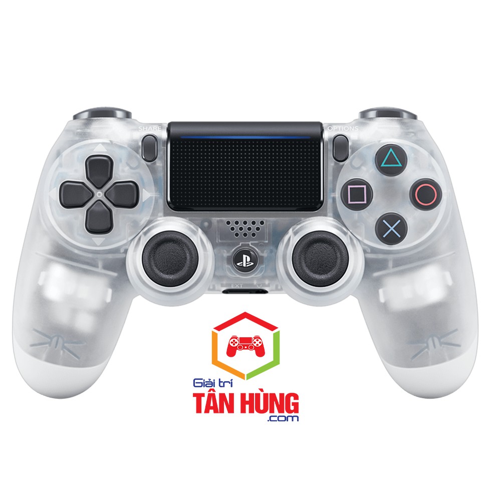 Tay Cầm PS4 Slim Pro DualShock 4 màu Trắng Trong CH Full Box New Seal 100%