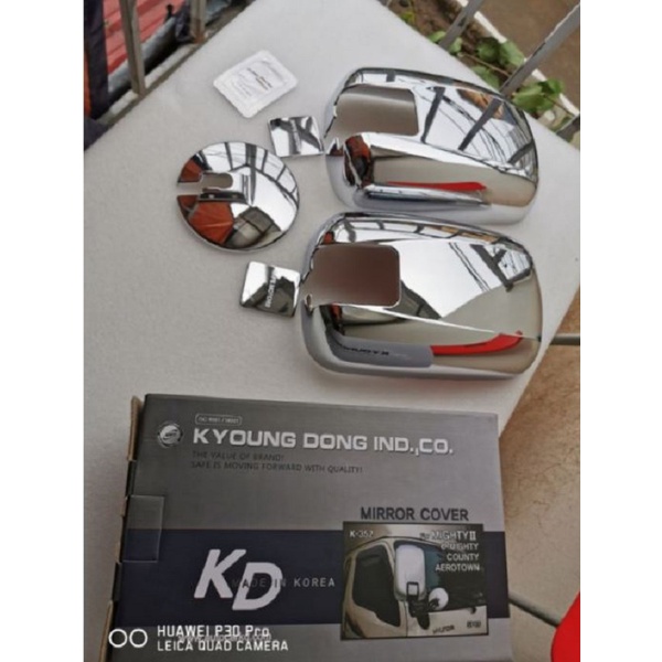 ốp gương huyndai maity2, e maity 2t5-  3t5 -HD450,HD500,HD65,HD 72--HD99-HD800- Emaity 3 món mạcrom tuyệt đẹp  có video