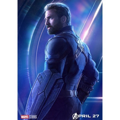 Poster Trang Trí Hình Nhân Vật Siêu Anh Hùng Avengers 3 Infinite War