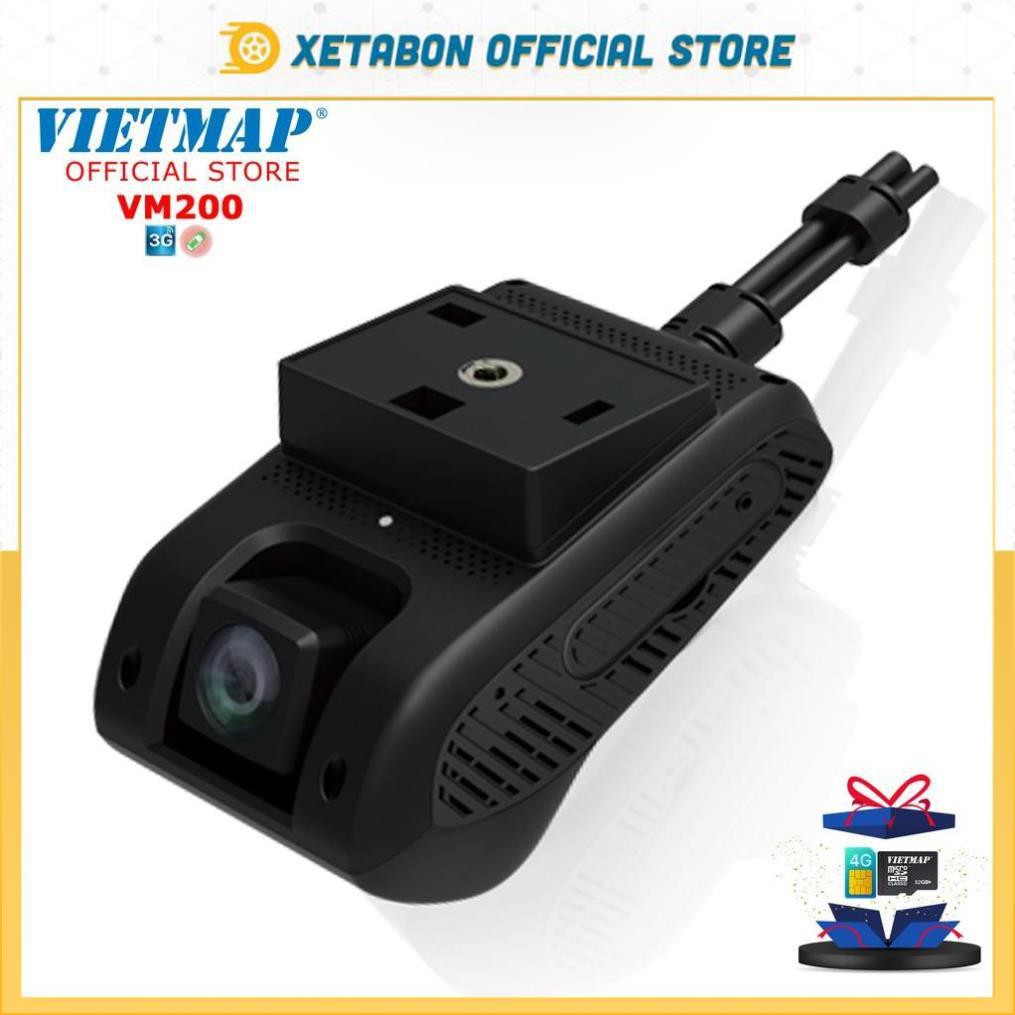 Vietmap Icam VM200- Camera Hành Trình Giám Sát Hành Trình- Truyền hình từ xa- Phát Wifi