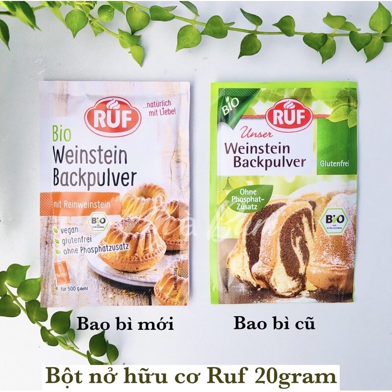 Bột Nở Hữu Cơ Ruf 20g