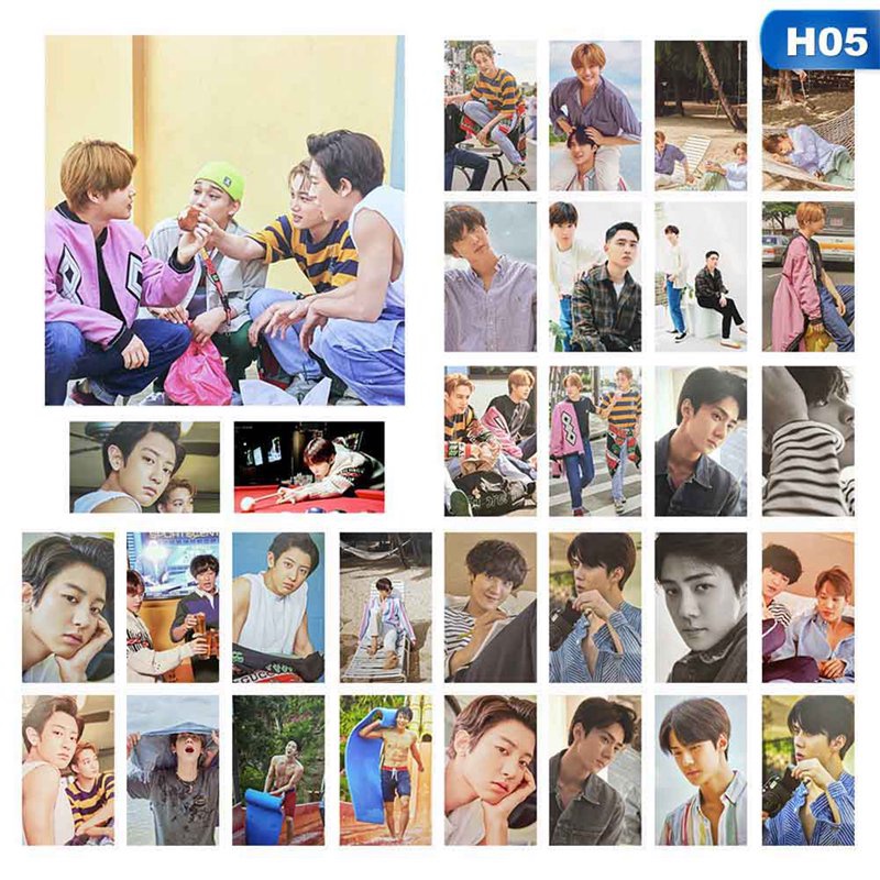 Hộp Album Ảnh Lomo Card Nhóm Nhạc EXO-SC