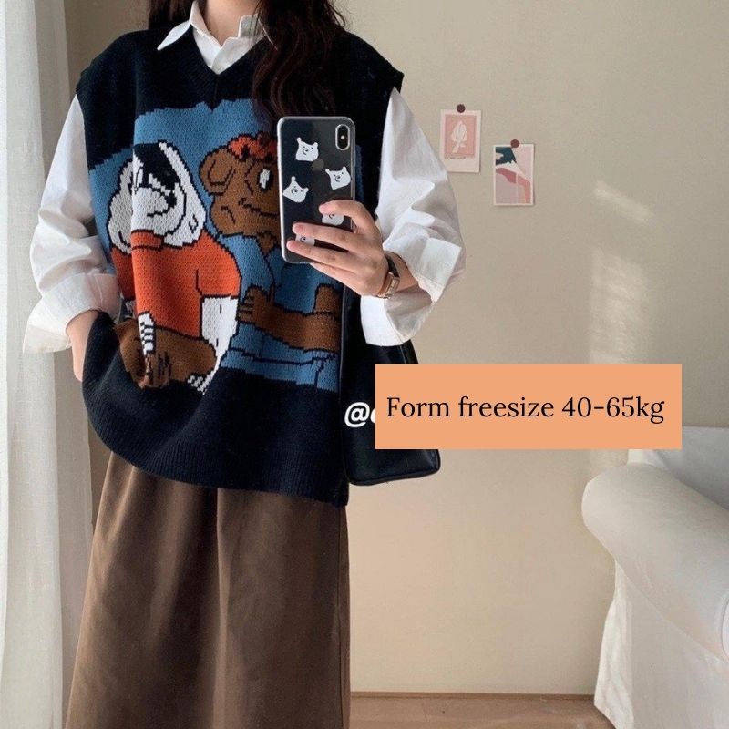 Áo len nữ kiểu dệt kim dài tay D.i.s.n.e.y hàng Quảng Châu cao cấp loại 1 FIZANO M1.195