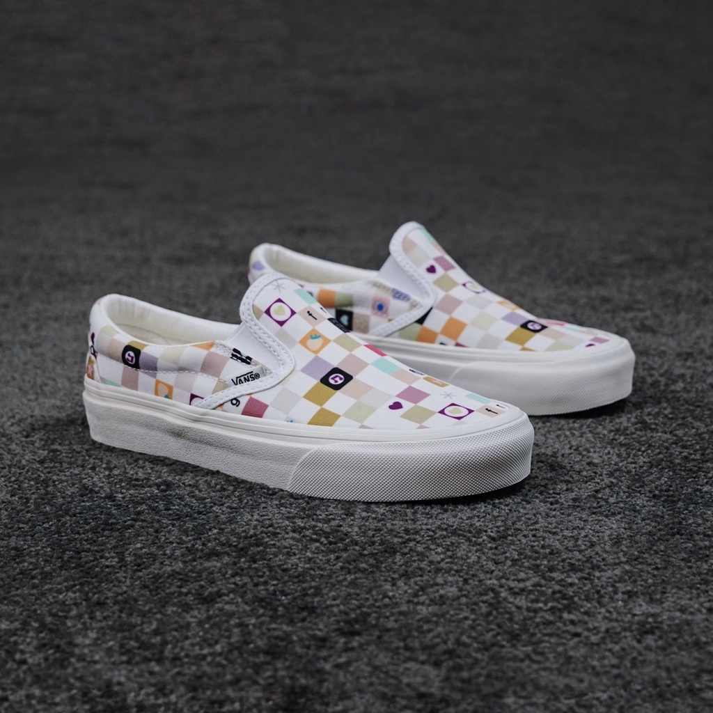 Giày Lười Vans Cổ Thấp Nhiều Màu Sắc Cổ Điển