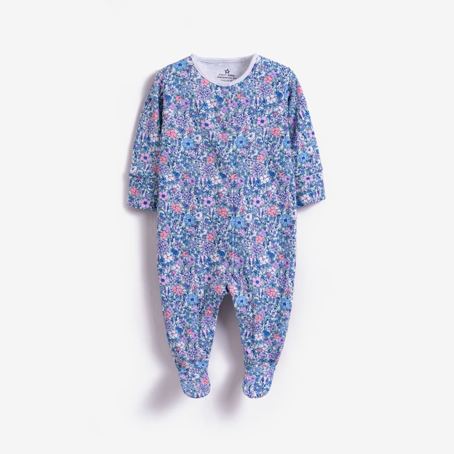 Vlinder đứa bé áo tắm cotton romper bodysuit dài tay pyjama