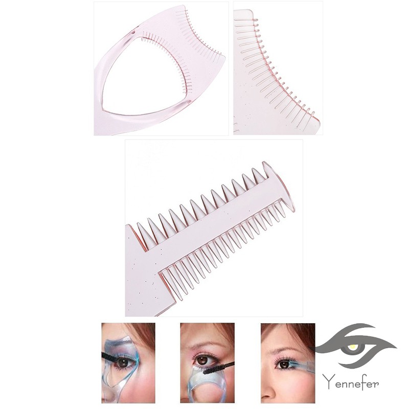 [Hàng mới về] Dụng cụ chải lông mi uốn cong kiêm mascara 3 trong 1 | BigBuy360 - bigbuy360.vn