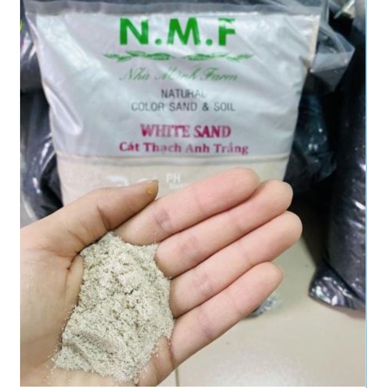 Cát Thạch Anh Trắng Cát Trắng Thủy Sinh Trang Trí Bể Cá | Bể Thủy Sinh (bao nguyên 5kg)