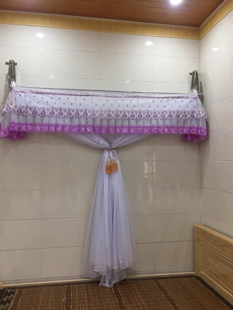 màn xếp+ kèm khung 2mx2m2 Hàng loại 1