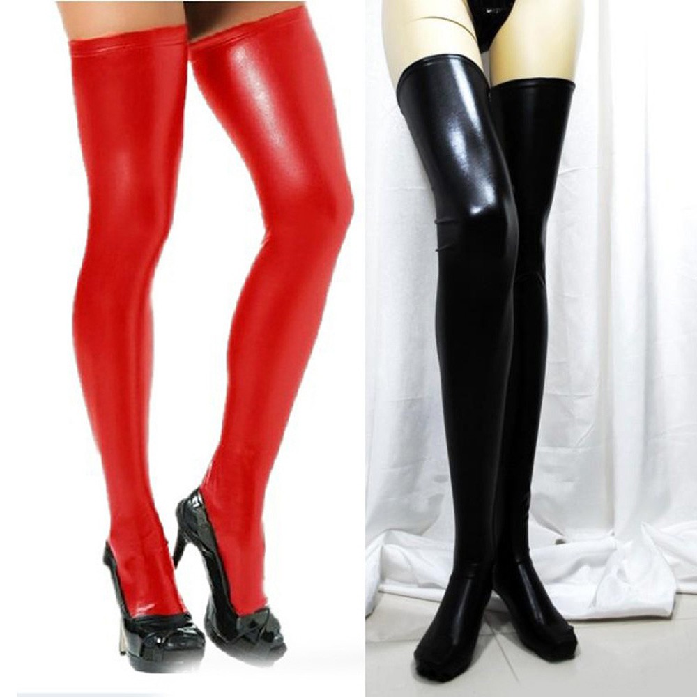 Quần Tất Cao Su Latex Spandex Latex Co Giãn Gợi Cảm Cho Nữ