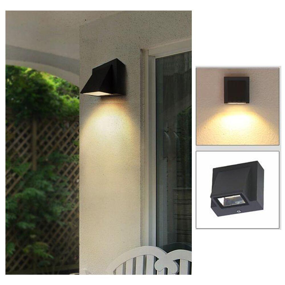 Đèn LED Gắn Tường Sử Dụng Năng Lượng Mặt Trời Dùng Trang Trí Vườn/Ban Công