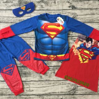 Freeship 99k toàn quốc_,Bộ bé trai in 3D superman