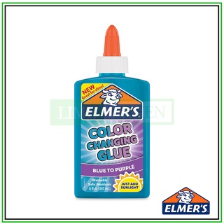 Keo dán đổi màu Elmer's Color Changing Glue 147ml – Xanh dương