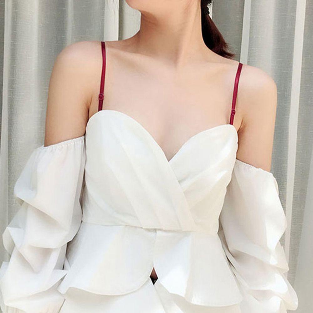 Dây Áo Ngực Nylon Co Giãn Màu Sắc Ngọt Ngào