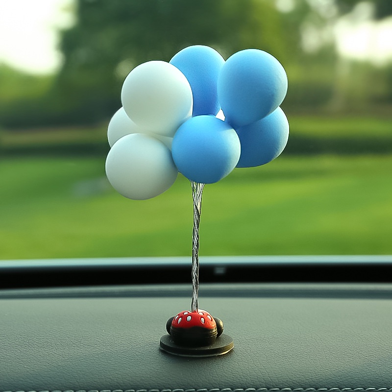 Bóng bay mini trang trí taplo ô tô, mô hình bóng bay decor táp lô xe hơi màu ngẫu nhiên