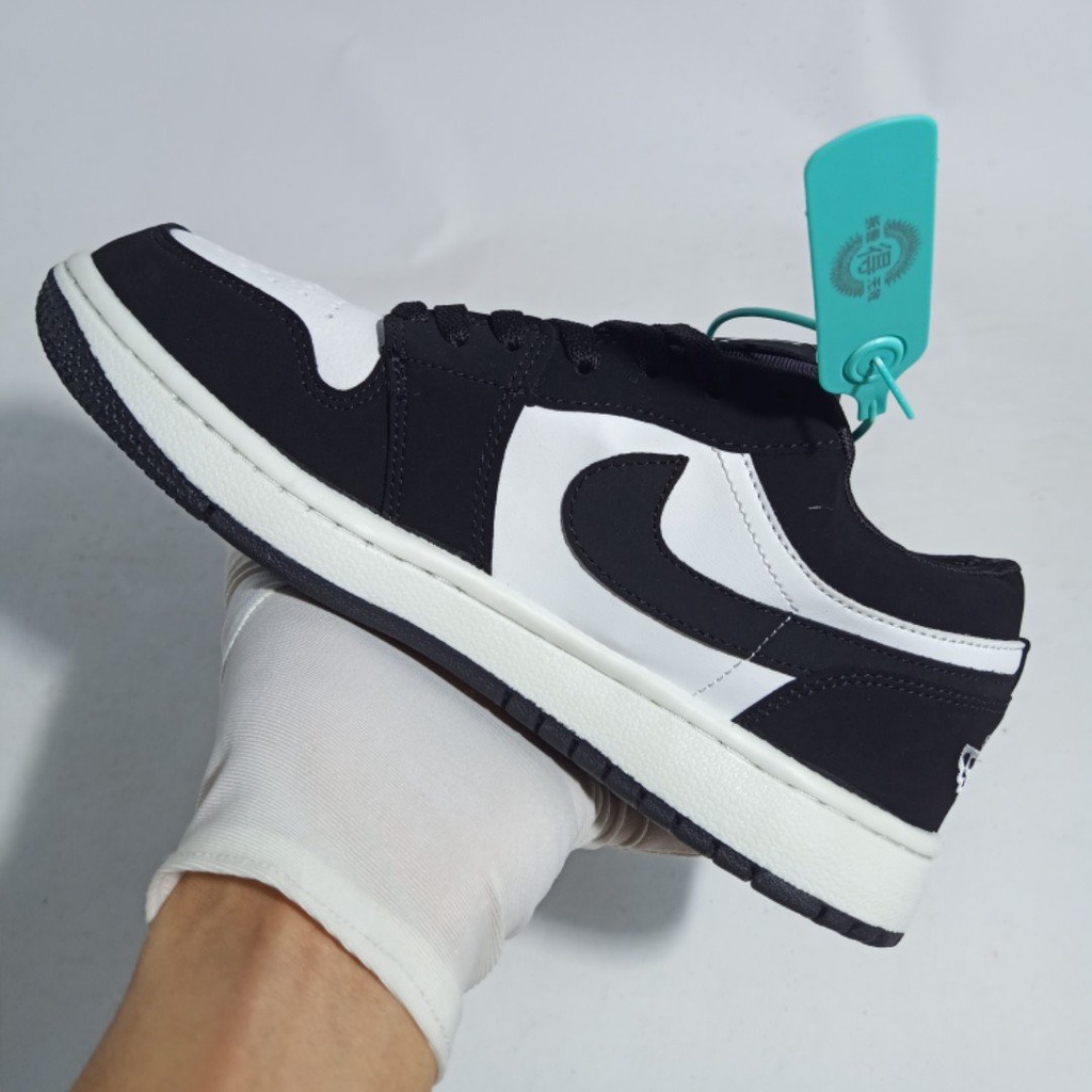 Giày Thể Thao Sneaker Nam Nữ JD1 Panda Cổ Thấp,JD1 Trắng Đen Full Box