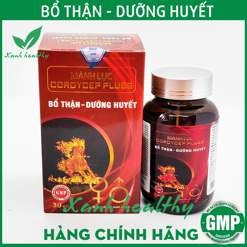 Viên uống bổ thận Mãnh Lực Cordycep Plus