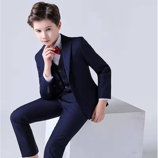 Set Đồ Vest 5 Món Lịch Lãm Cho Bé Trai
