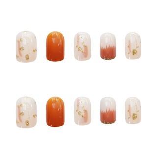 Hộp 24 Móng tay giả Cam đính charm