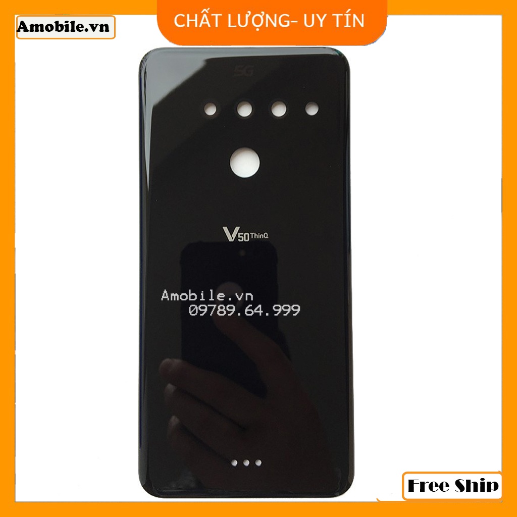 Nắp Lưng Điện Thoại Bằng Kính Thay Thế Chuyên Dụng Cho LG V50 ThinQ 5G LM-V500N V500/ kính lưng lg v50 tại amobile.vn