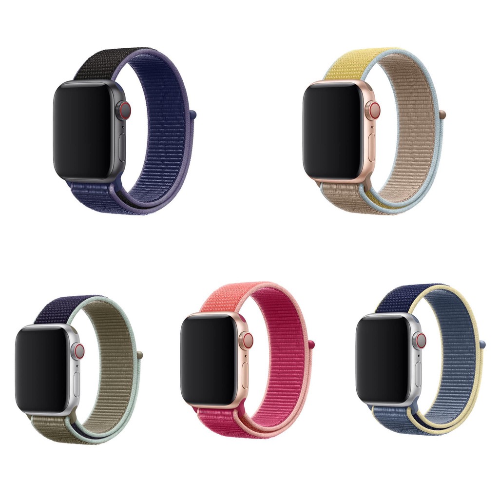 Dây Nylon SportLoop mix 2 màu dành cho Apple Watch series 1/2/3/4/5