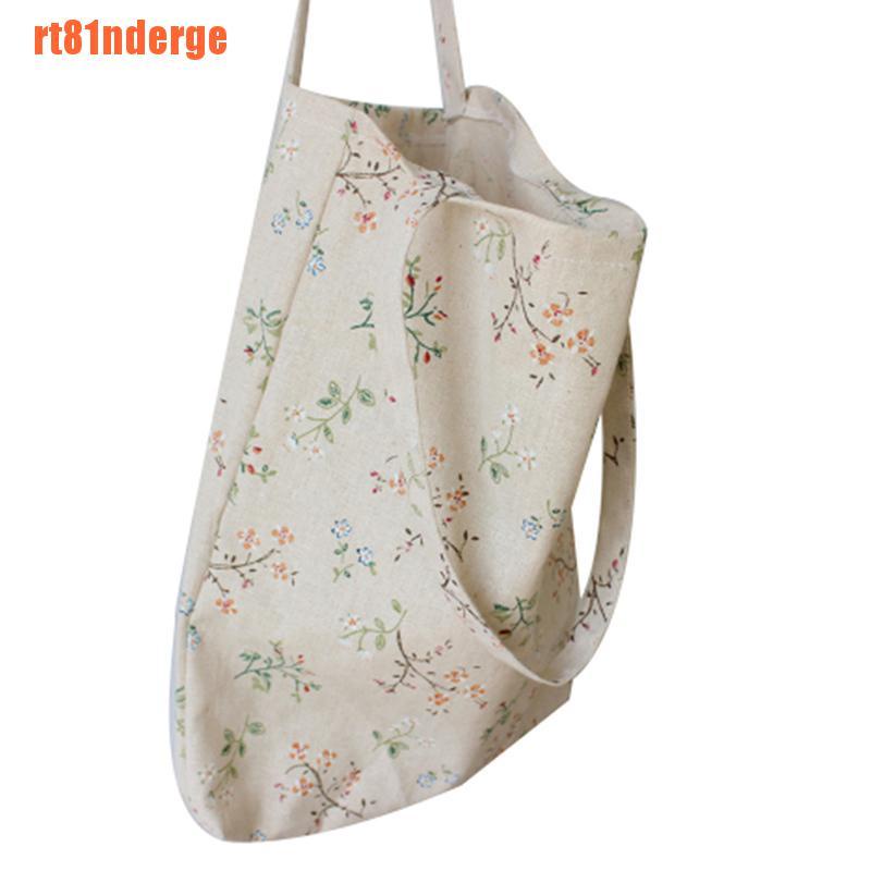 Túi Xách Vải Lanh Cotton Phong Cách Vintage Cho Nữ