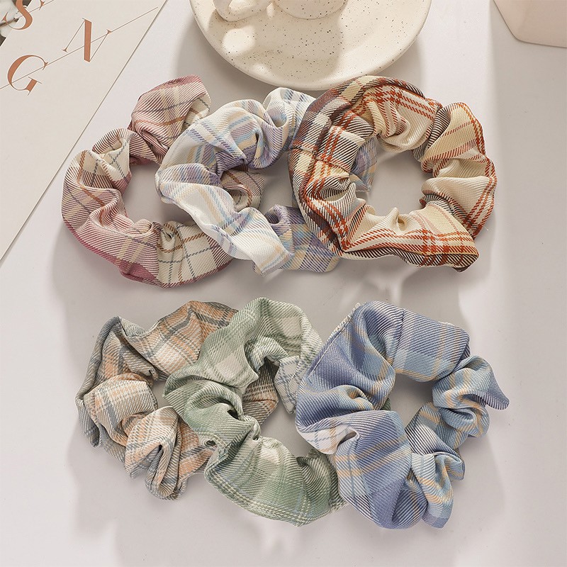 Dây cột tóc, buộc tóc vải Caro Scrunchies CT16VA
