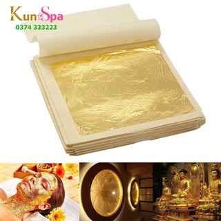 10 Miếng Mặt Nạ Vàng Lá Đắp Mặt