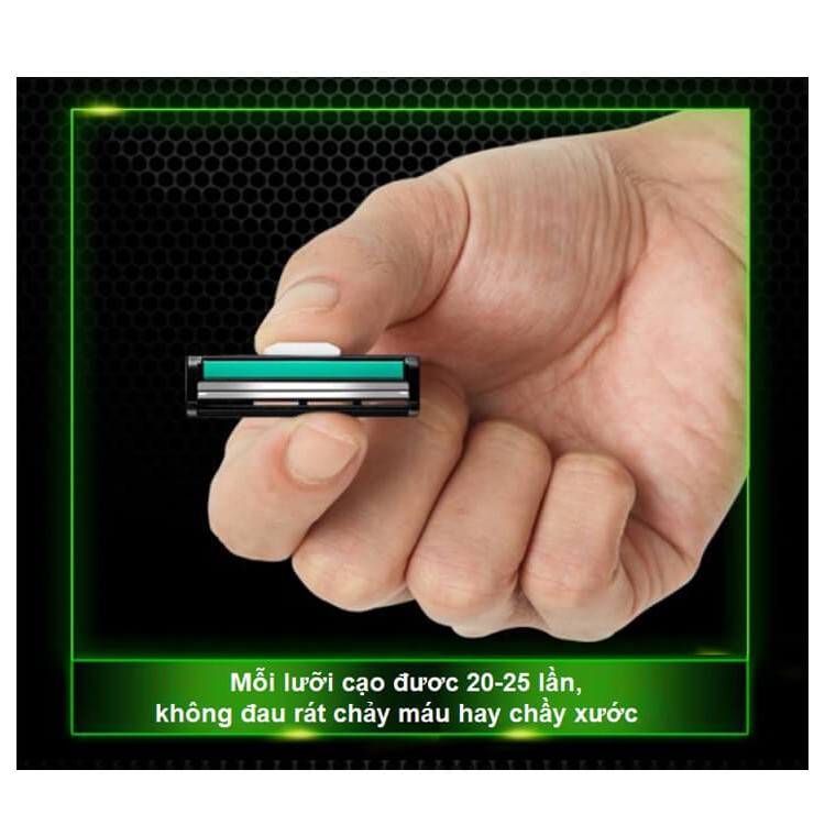 Dao cạo râu combo 36 lưỡi kép, 1 thân dao, 1 tuýp bọt, Bộ cán cạo kèm lưỡi và kem tạo bọt có hộp đựng FERADO