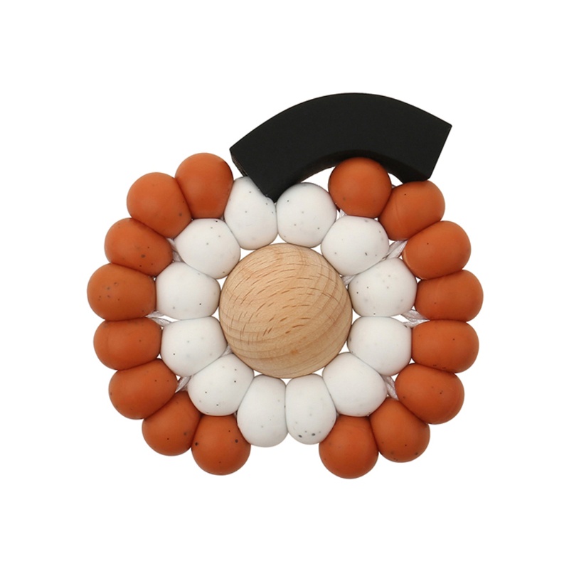 Dụng Cụ Ngậm Nướu Hình Quả Táo Bằng Silicone Thân Thiện Với Môi Trường