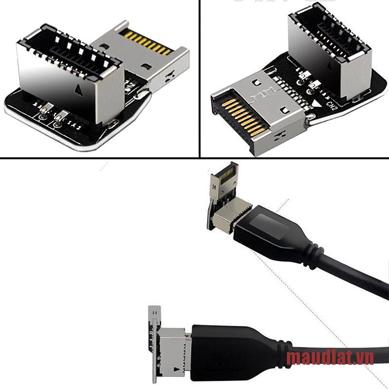 Đầu Chuyển Đổi Usb 3.1 Type E 90 Độ