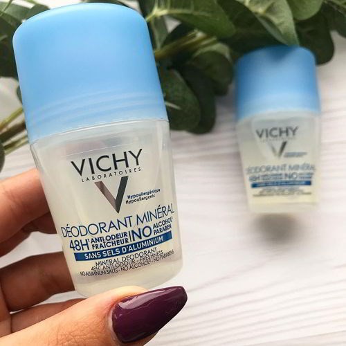 Vichy Déodorant Mineral 48h - Lăn Khử Mùi Không Cồn 50ml