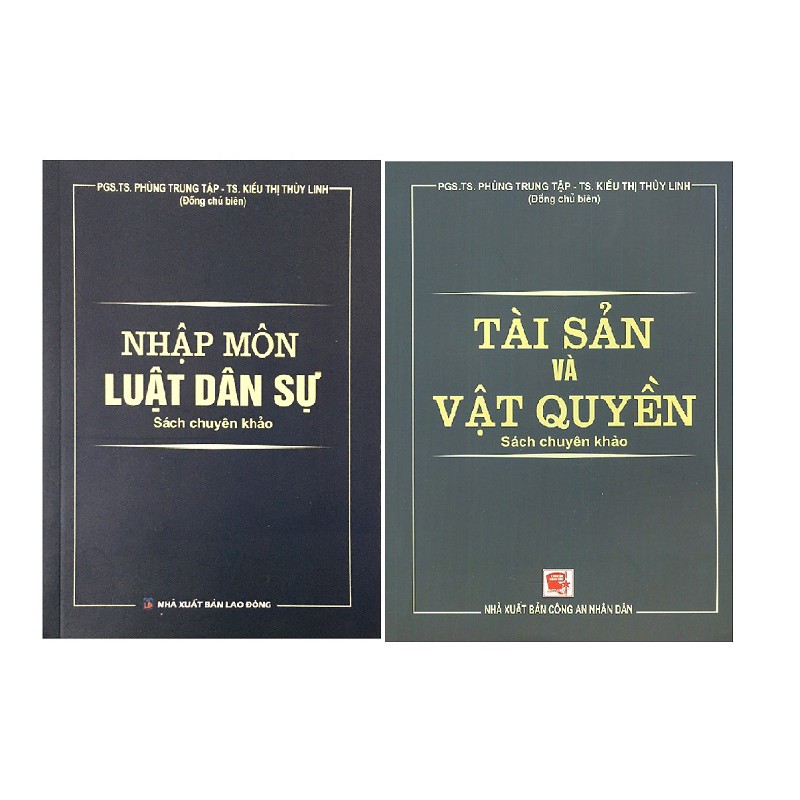 Sách Combo Tài Sản Và Vật Quyền Và Nhập Môn Luật Dân Sự
