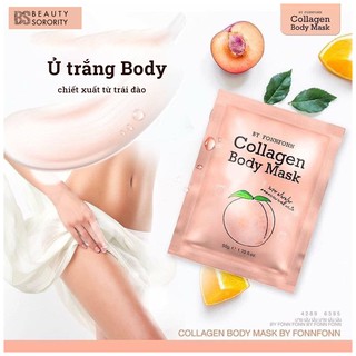 Ủ Trắng Body Trái Đào - Collagen Body Mask