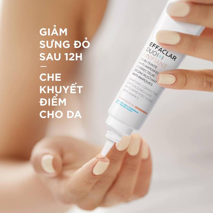 La Roche-Posay Duo+ Unifiant - Kem Giảm Mụn Che Khuyết Điểm 40ml