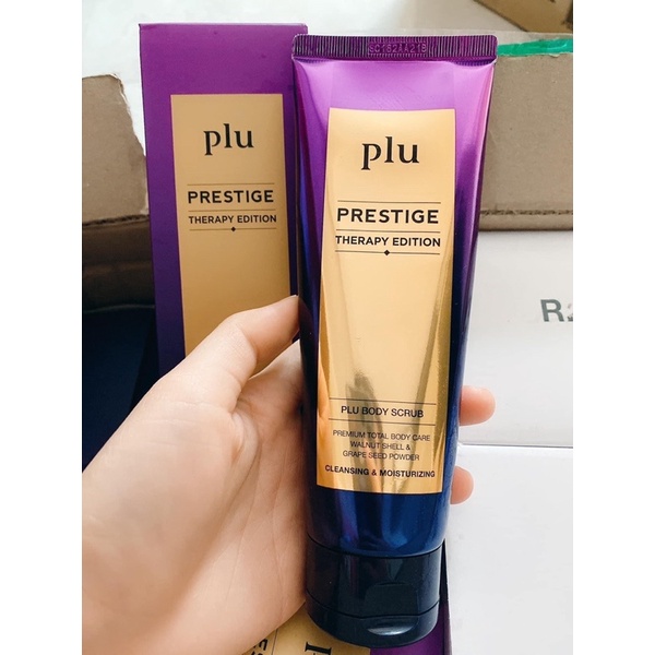 Tẩy da chết toàn thân Plu Body Scrub Prestige Therapy Edition - Purple