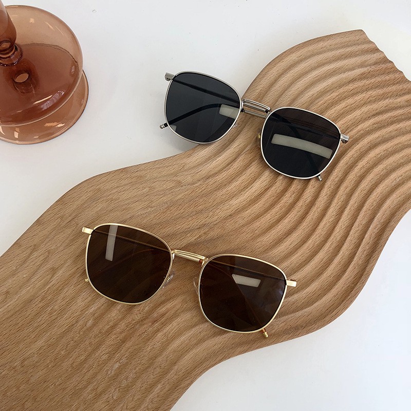 Kính mát nam nữ mắt tròn thời trang cao cấp, kính râm chống tia UV phong cách Hàn Quốc đẹp sang trọng LUMINA 205