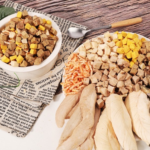 Gà sấy khô cho mèo cún và Thịt sấy khô cho mèo chó cao cấp - Thức ăn sấy khô chó mèo bổ dưỡng thơm ngon