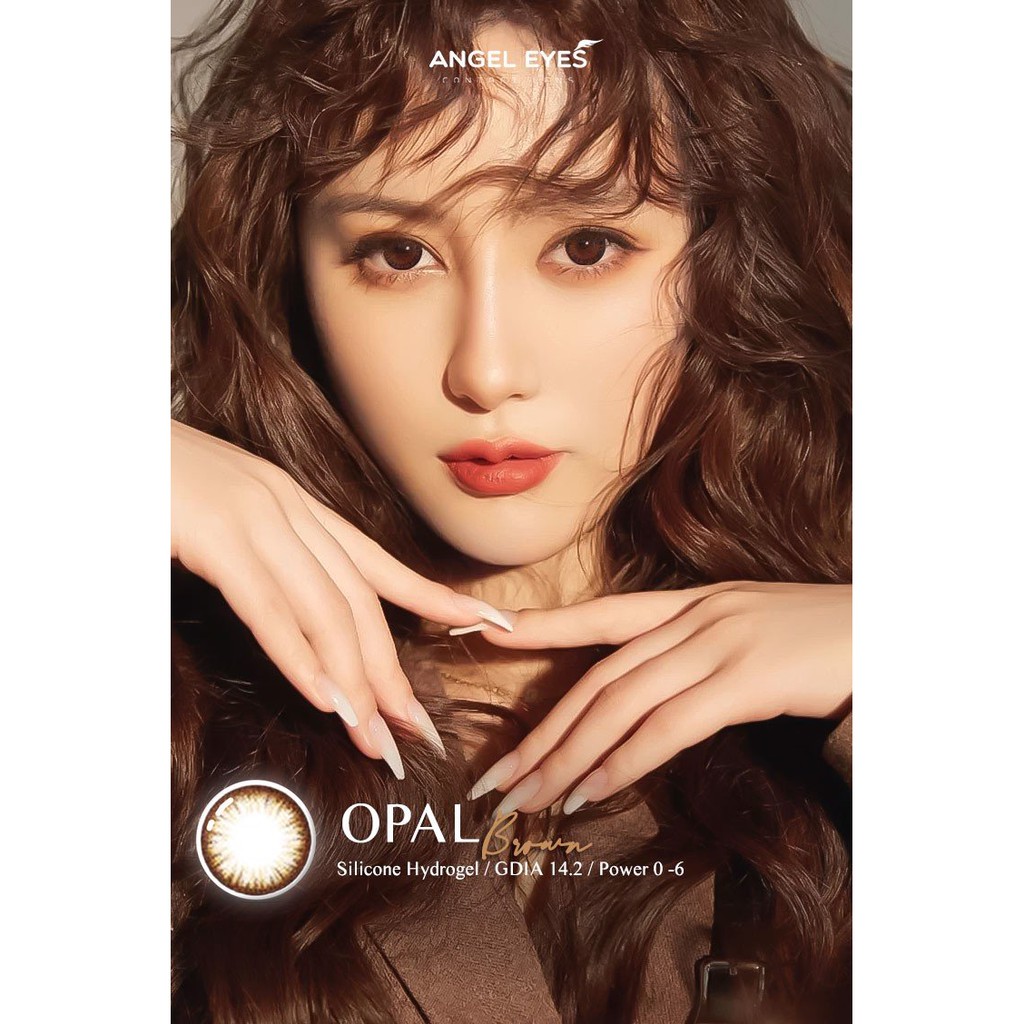 Kính áp tròng Opal Brown Silicone Hydrogel