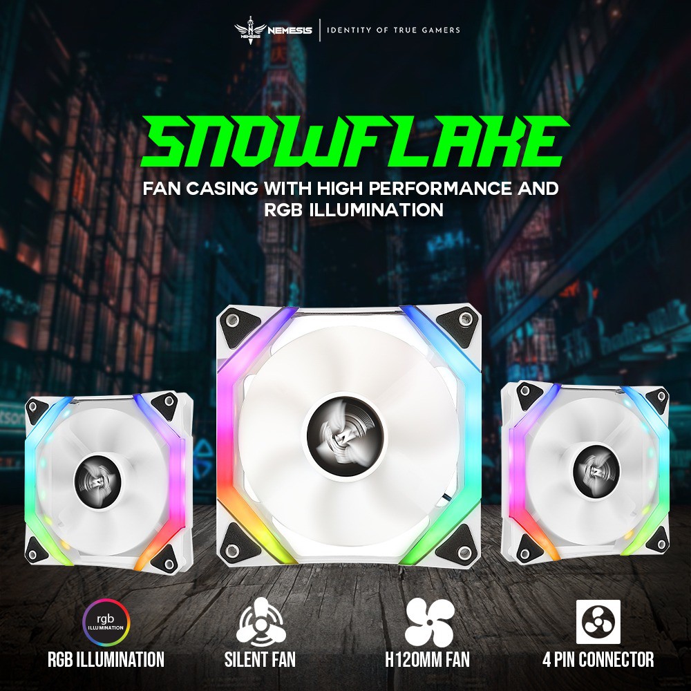 Vỏ Bảo Vệ Hộp Sạc Tai Nghe 120mm Rgb Hình Bông Tuyết - 12cm | BigBuy360 - bigbuy360.vn