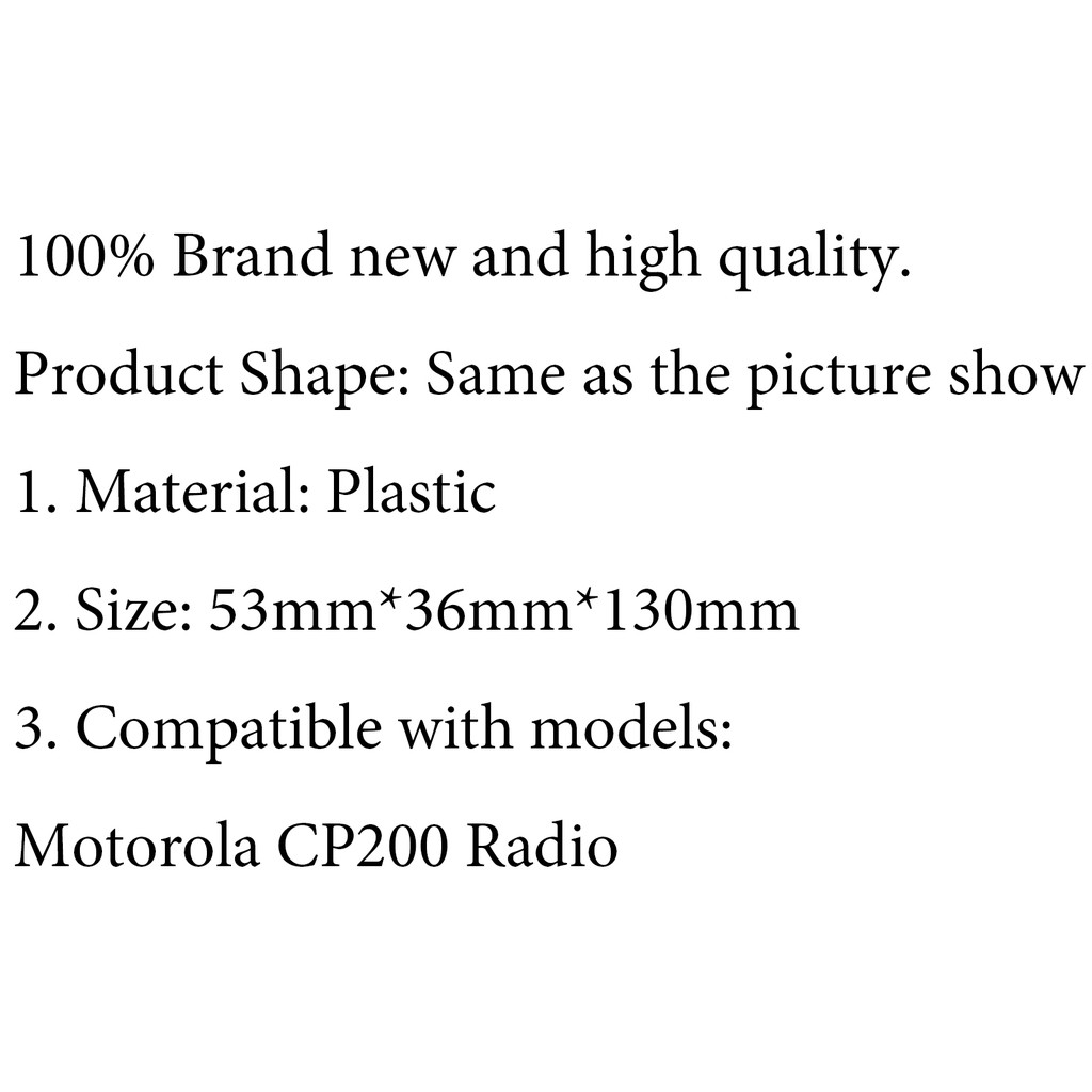 Ốp Bảo Vệ Radio Hai Chiều Dành Cho Xe Motorola Cp200 | BigBuy360 - bigbuy360.vn