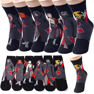 Vớ cotton In họa tiết hoạt hình Naruto cá tính cho nam