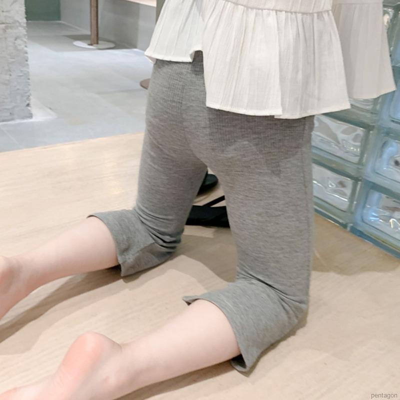 Quần Legging Mỏng Ống Loe Thời Trang Mùa Hè Hàn Quốc Cho Bé Gái 1-6 Tuổi