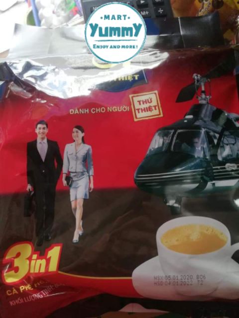 Cafe hòa tan Trung Nguyên G7 ( Túi lớn 50 gói ) - Cafe Trung Nguyên G7 3 in 1