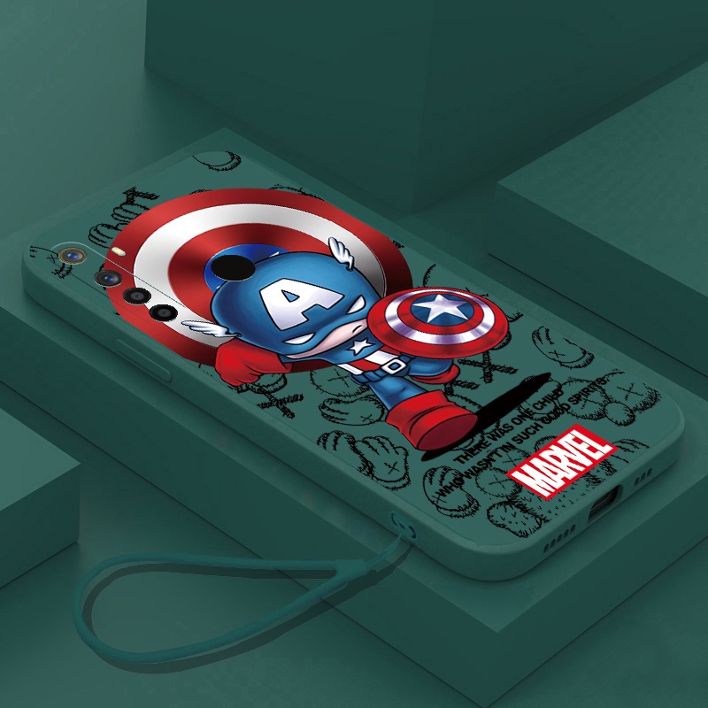 Ốp Điện Thoại Tpu Dẻo Họa Tiết Marvel Độc Đáo Cho Realme 5 5i 6i C3 6 9 Pro Plus 5G 9i 7 7Pro Realme C35 Q3S