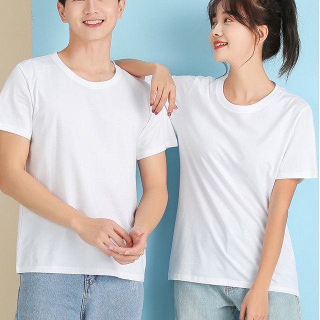 Áo Thun trơn Nam Nữ tay ngắn, Áo Phông trơn