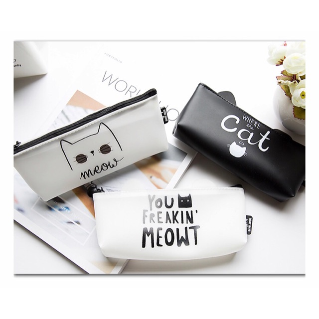 Hộp bút cat meow